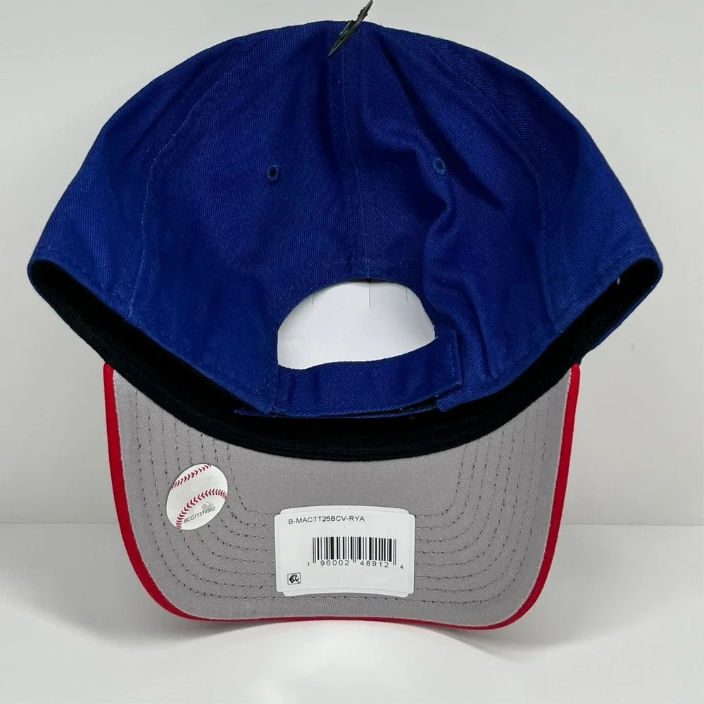 Texas Rangers Hat Fan Favorite MVP Two Tone Blue Red Adjustable Cap MLB
